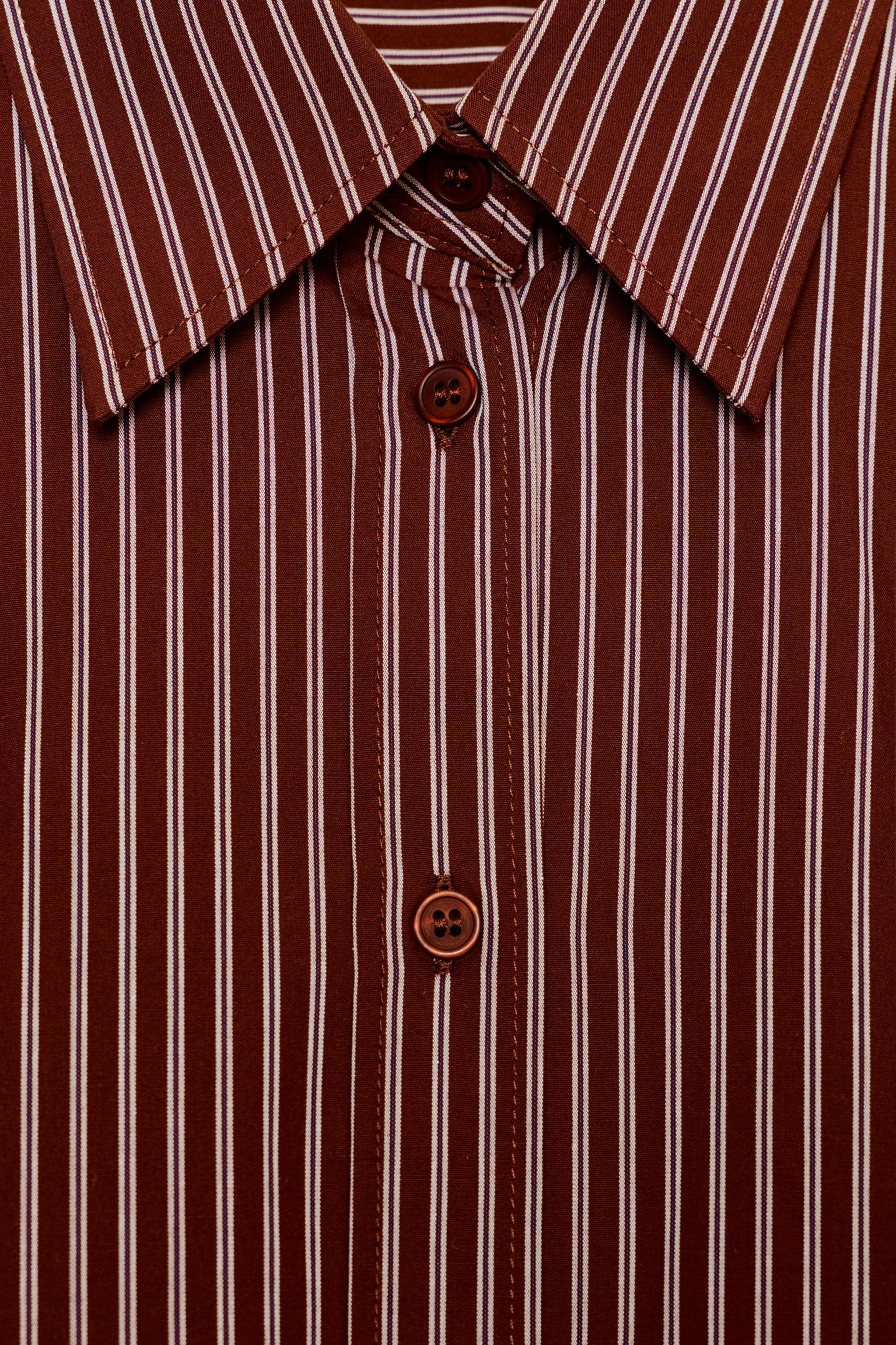ZW COLLECTION LIMITED EDITION STRIPED SILK SHIRT